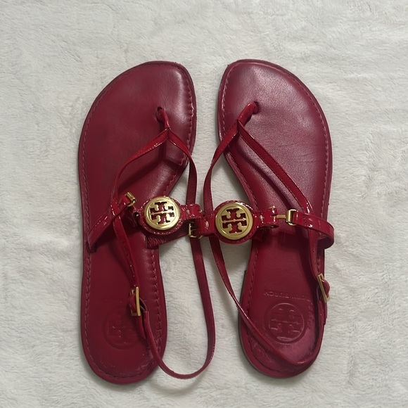 Tory Burch Cherry Red Sandals - Picture 9 of 9